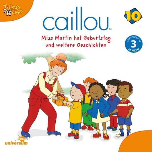 Tonie-Figur Folgen 119-130: Miss Martin hat Geburtstag aus der Serie Caillou