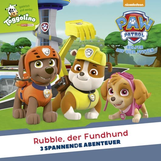 Tonie-Figur Folgen 20-22: Rubble, der Fundhund aus der Serie PAW Patrol