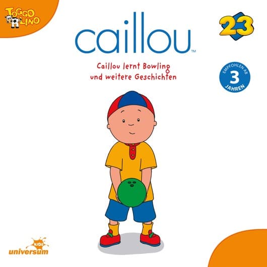 Tonie-Figur Folgen 251-259: Caillou lernt Bowling aus der Serie Caillou