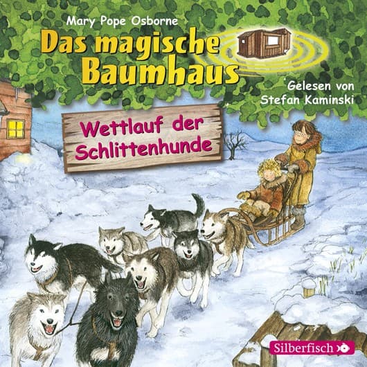 Tonie-Figur Wettlauf der Schlittenhunde aus der Serie Das magische Baumhaus