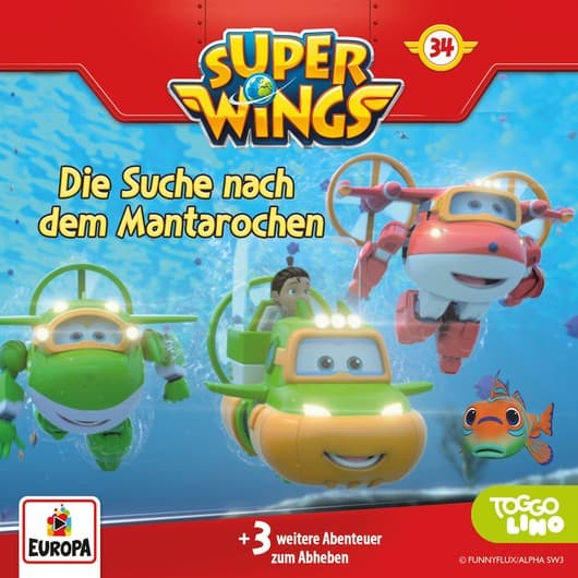 Tonie-Figur Die Suche nach dem Mantarochen aus der Serie Super Wings