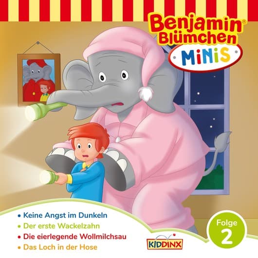 Tonie-Figur Benjamin Blümchen, Benjamin Minis, Folge 2: Keine Angst im Dunkeln aus der Serie Benjamin Blümchen