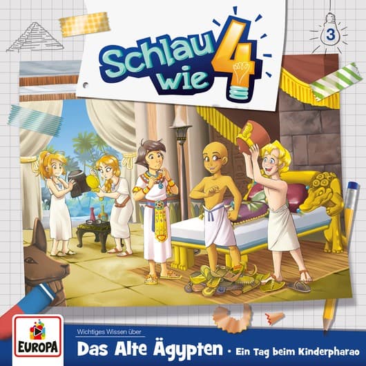 Tonie-Figur Das Alte Ägypten: Ein Tag beim Kinderpharao aus der Serie Schlau wie Vier