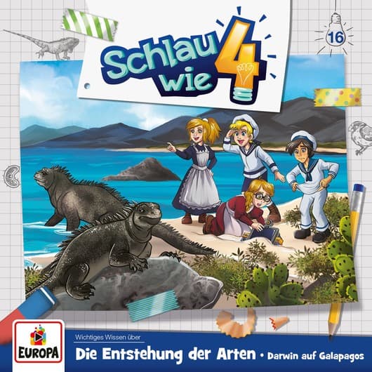 Tonie-Figur Die Entstehung der Arten. Darwin auf Galapagos aus der Serie Schlau wie Vier