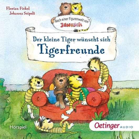 Tonie-Figur Der kleine Tiger wünscht sich Tigerfreunde aus der Serie Janosch