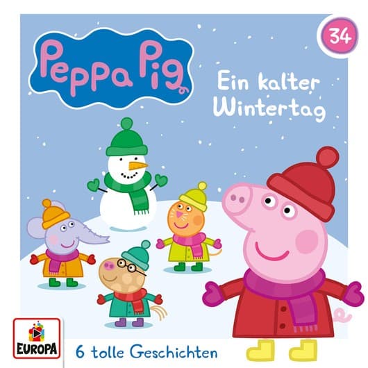 Tonie-Figur Ein kalter Wintertag (und 5 weitere Geschichten) aus der Serie Peppa Pig