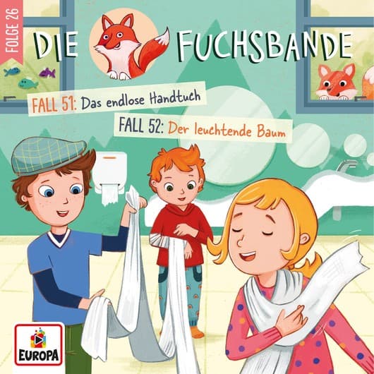Tonie-Figur Fall 51: Das endlose Handtuch / Fall 52: Der leuchtende Baum aus der Serie Die Fuchsbande