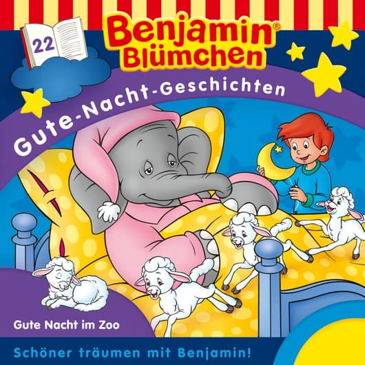 Tonie-Figur Gute Nacht im Zoo aus der Serie Benjamin Blümchen Gute-Nacht-Geschichten