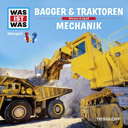 Tonie-Figur Bagger & Traktoren / Mechanik aus der Serie WAS IST WAS