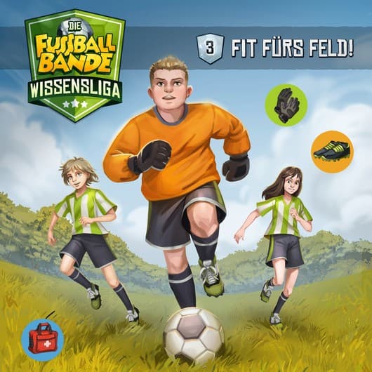 Tonie-Figur Die Fussballbande - Wissensliga, Folge 3: Fit fürs Feld! aus der Serie Die Fussballbande