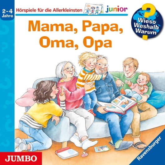 Tonie-Figur Mama, Papa, Oma, Opa aus der Serie Wieso? Weshalb? Warum? junior