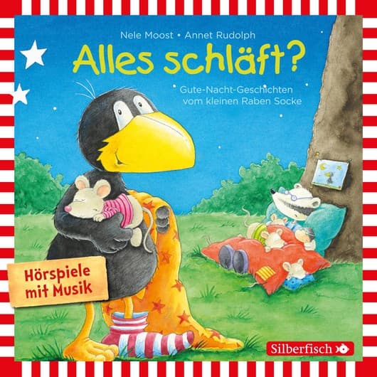 Tonie-Figur Alles schläft? (Alles ohne Ende!, Alles Monster!, Alles verbummelt!, Alles besser!) aus der Serie Der kleine Rabe Socke
