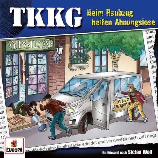 Tonie-Figur Beim Raubzug helfen Ahnungslose aus der Serie TKKG