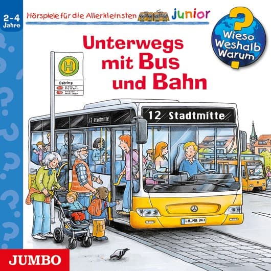 Tonie-Figur Unterwegs mit Bus und Bahn aus der Serie Wieso? Weshalb? Warum? junior