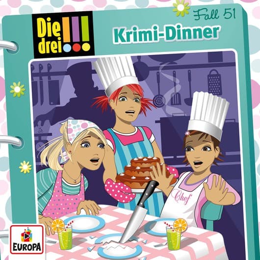 Tonie-Figur Krimi-Dinner aus der Serie Die drei !!!