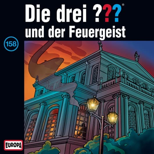Tonie-Figur und der Feuergeist aus der Serie Die drei ???