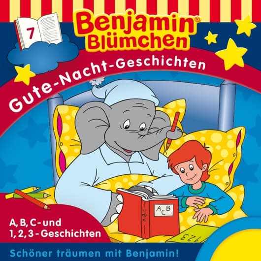 Tonie-Figur ABC und 1-2-3 Geschichten aus der Serie Benjamin Blümchen Gute-Nacht-Geschichten
