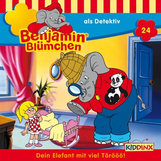 Tonie-Figur als Detektiv aus der Serie Benjamin Blümchen