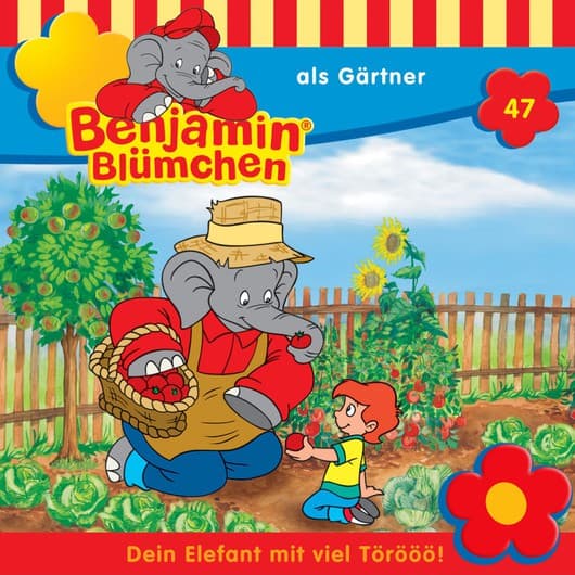 Tonie-Figur als Gärtner aus der Serie Benjamin Blümchen