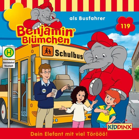 Tonie-Figur als Busfahrer aus der Serie Benjamin Blümchen