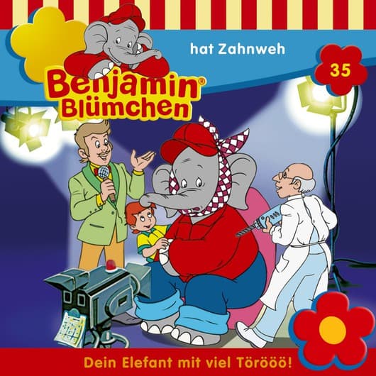 Tonie-Figur hat Zahnweh aus der Serie Benjamin Blümchen