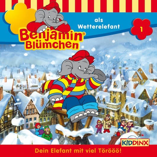 Tonie-Figur als Wetterelefant aus der Serie Benjamin Blümchen