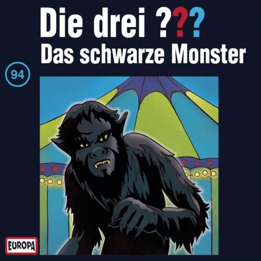 Tonie-Figur Das schwarze Monster aus der Serie Die drei ???