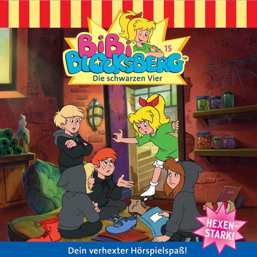 Tonie-Figur Die schwarzen Vier aus der Serie Bibi Blocksberg