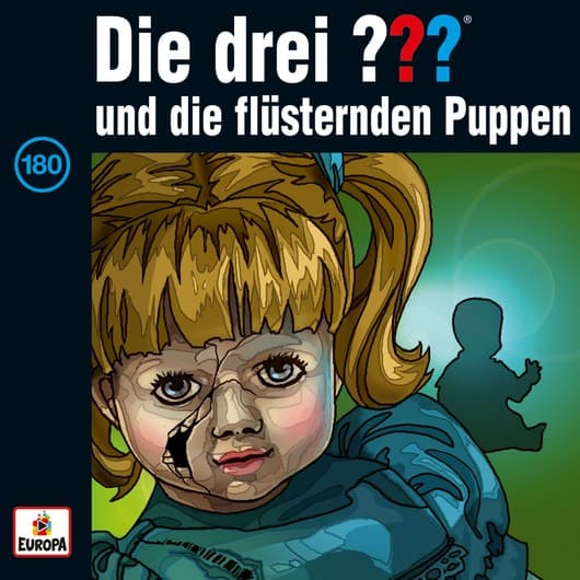 Tonie-Figur und die flüsternden Puppen aus der Serie Die drei ???