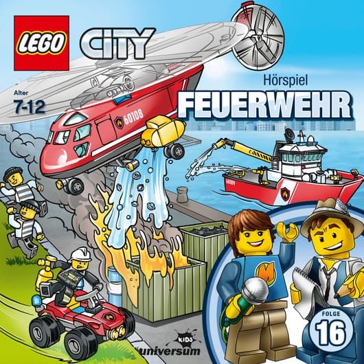 Tonie-Figur Folge 16 - Feuerwehr - Brandgefährlicher Einsatz aus der Serie LEGO City