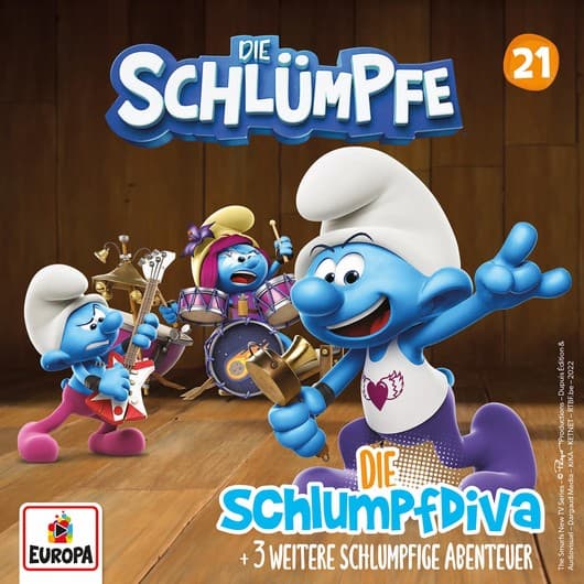 Tonie-Figur Folge 21: Die Schlumpfdiva aus der Serie Die Schlümpfe