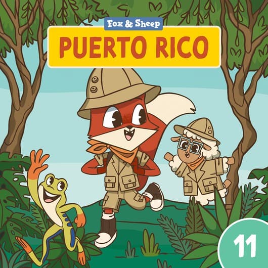 Tonie-Figur Puerto Rico aus der Serie Rund um die Welt mit Fuchs und Schaf