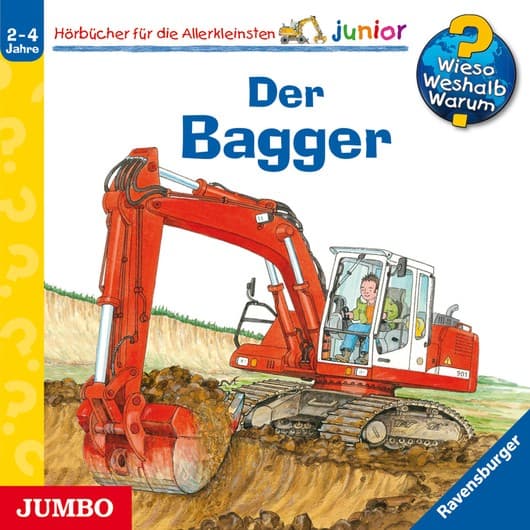 Tonie-Figur Der Bagger aus der Serie Wieso? Weshalb? Warum? junior