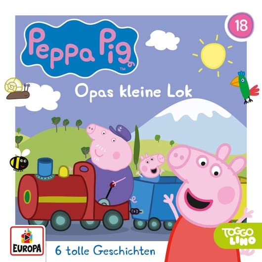 Tonie-Figur Opas kleine Lok aus der Serie Peppa Pig