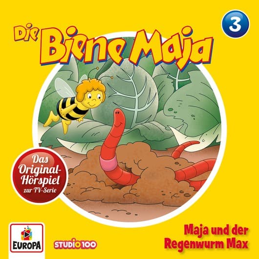 Tonie-Figur Maja und der Regenwurm Max aus der Serie Die Biene Maja - Klassiker