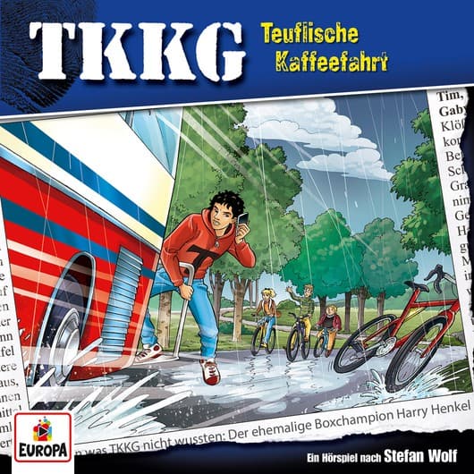 Tonie-Figur Teuflische Kaffeefahrt aus der Serie TKKG