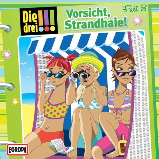 Tonie-Figur Vorsicht Strandhaie aus der Serie Die drei !!!