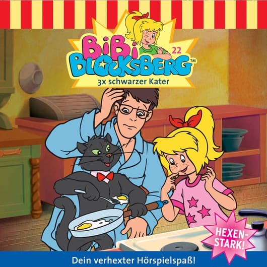 Tonie-Figur 3x schwarzer Kater aus der Serie Bibi Blocksberg