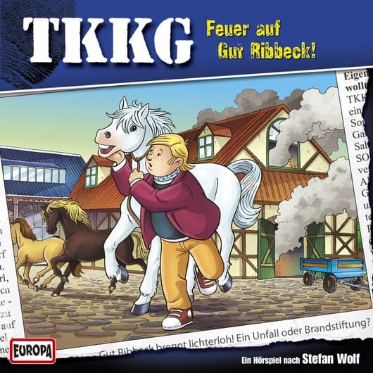 Tonie-Figur Feuer auf Gut Ribbeck! aus der Serie TKKG