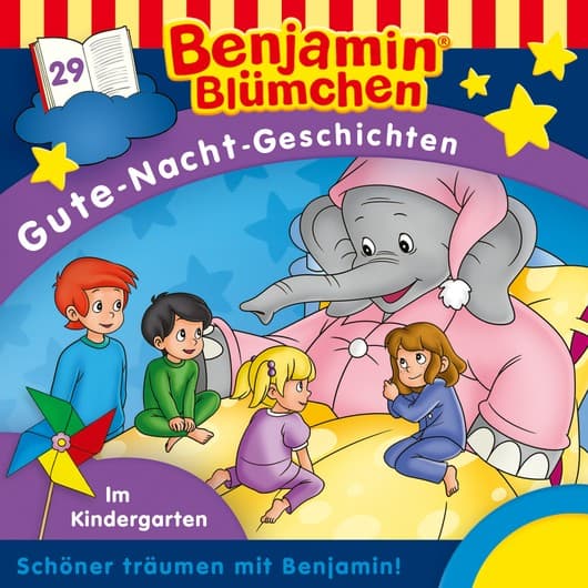 Tonie-Figur Im Kindergarten aus der Serie Benjamin Blümchen Gute-Nacht-Geschichten