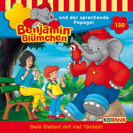 Tonie-Figur und der sprechende Papagei aus der Serie Benjamin Blümchen