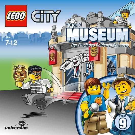 Tonie-Figur Folge 9 - Museum - Der Fluch des Goldenen Schädels aus der Serie LEGO City
