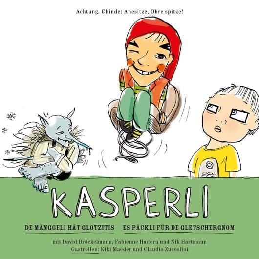 Tonie-Figur De Mänggeli hät Glotzitis / Es Päckli für de Gletschergnom aus der Serie Kasperli