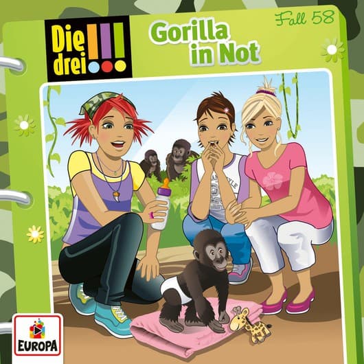 Tonie-Figur Gorilla in Not aus der Serie Die drei !!!