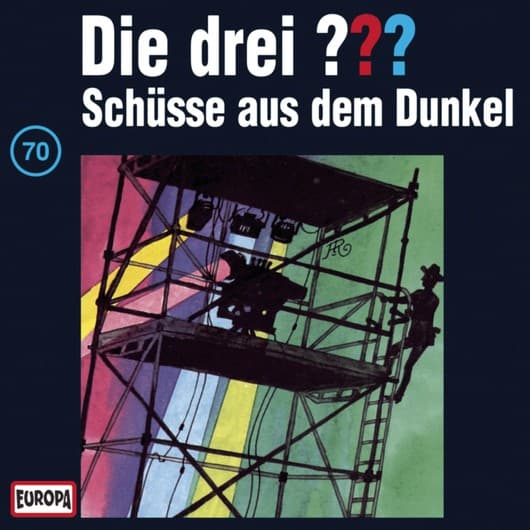 Tonie-Figur Schüsse aus dem Dunkel aus der Serie Die drei ???