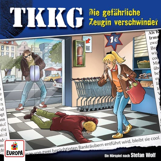 Tonie-Figur Die gefährliche Zeugin verschwindet aus der Serie TKKG
