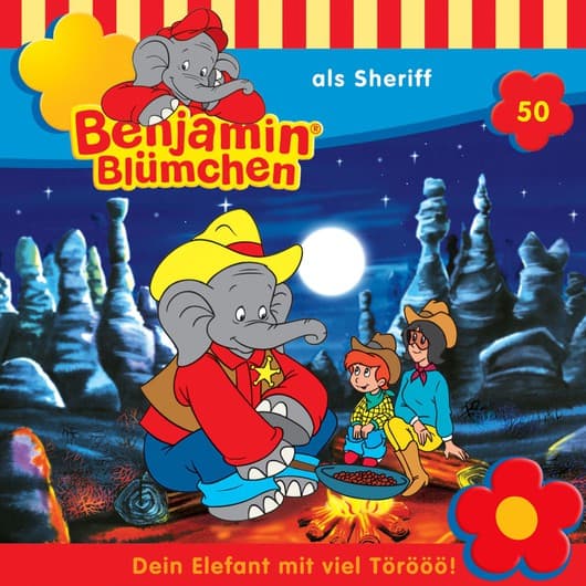 Tonie-Figur als Sheriff aus der Serie Benjamin Blümchen
