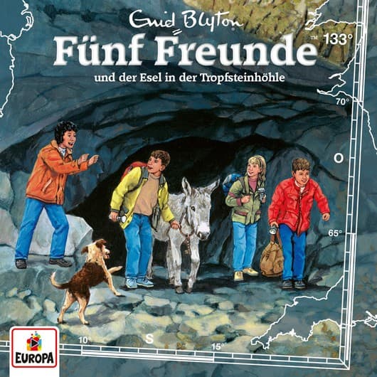 Tonie-Figur und der Esel in der Tropfsteinhöhle aus der Serie Fünf Freunde