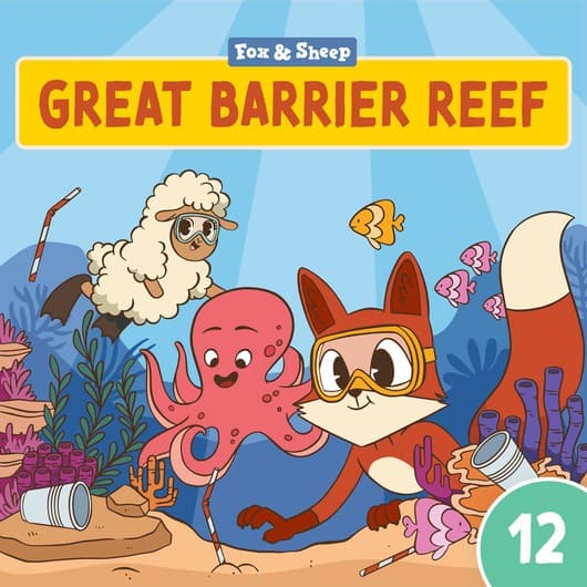 Tonie-Figur Great Barrier Reef aus der Serie Rund um die Welt mit Fuchs und Schaf