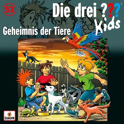 Tonie-Figur Geheimnis der Tiere aus der Serie Die drei ??? Kids
